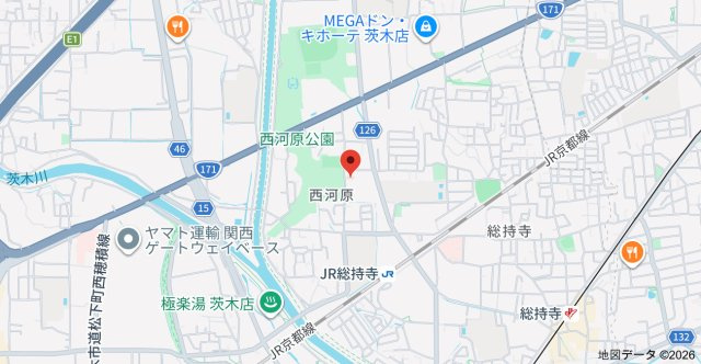 パークハイツミシマの地図