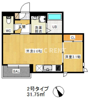 【間取り】 |  REGALEST　西月隈