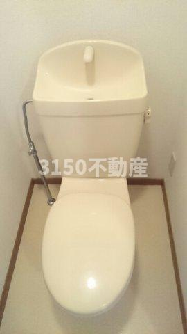 ベルウッド壱番館　Ａのトイレ|ゆったりとした空間のトイレです