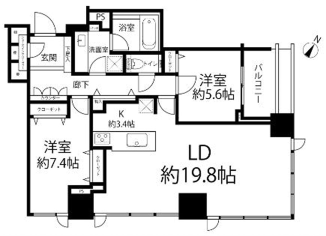 【間取り】 | シティタワー有明