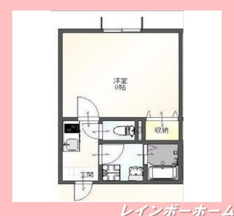 ■仲介手数料（賃料の1.10ヵ月）の50％OFF対象物件！■の間取り