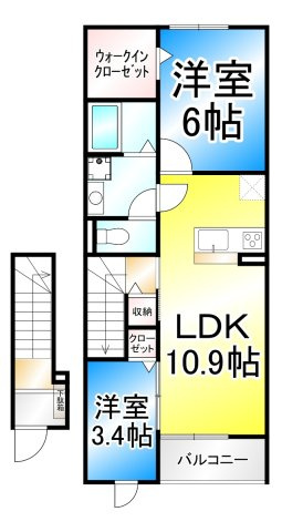ファビオネスト駒沢の間取り