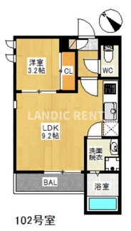 【間取り】 | GRANDTIC　エルドラード香椎