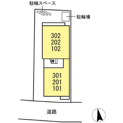 【区画図】 | セレスティア上野町B(セレスティアウエノマチビー)