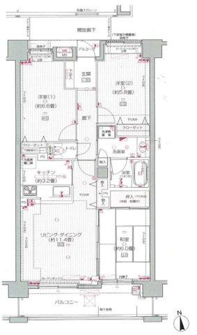 【間取り】 | グラン・コート北本