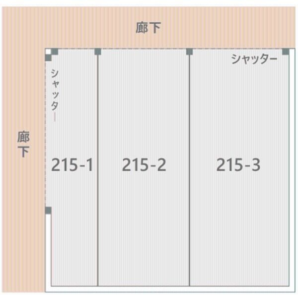 吹田市朝日町の店舗事務所の間取り