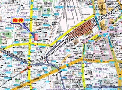 【地図】 | ソルレヴェンテ梅田