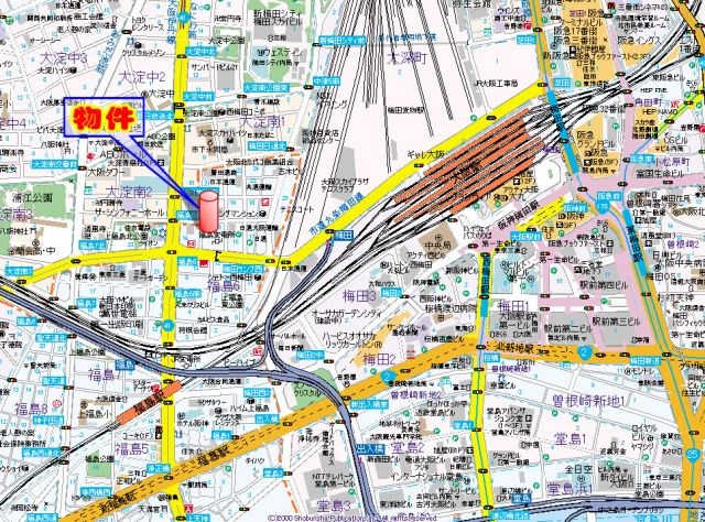 【地図】 | ソルレヴェンテ梅田