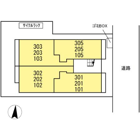 渚の区画図