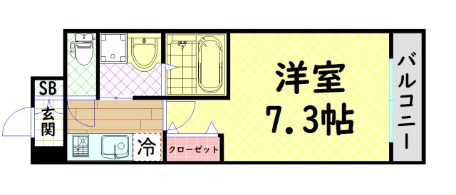 【間取り】 | エスリード難波WEST
