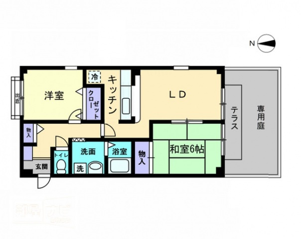 フォブールみらいの間取り|間取図