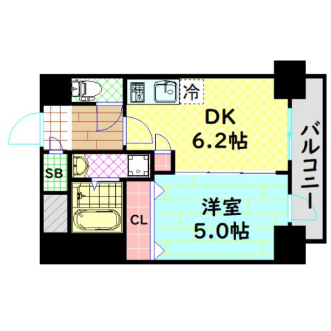 【間取り】 | エステムコート北堀江Ⅱ