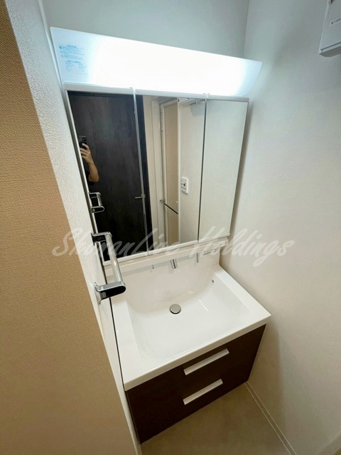 厚木市中町４丁目の賃貸マンションの洗面所