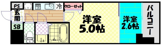 【間取り】 | セレニテ難波グランデノール
