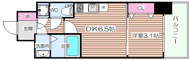 【間取り】 | アドバンス江坂ラシュレ