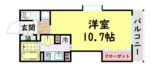 【間取り】 | ル・パピヨン２