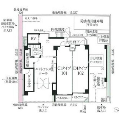 【区画図】 | プレール・ドゥーク東品川