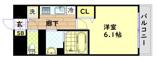 【間取り】 | メインステージ京町堀