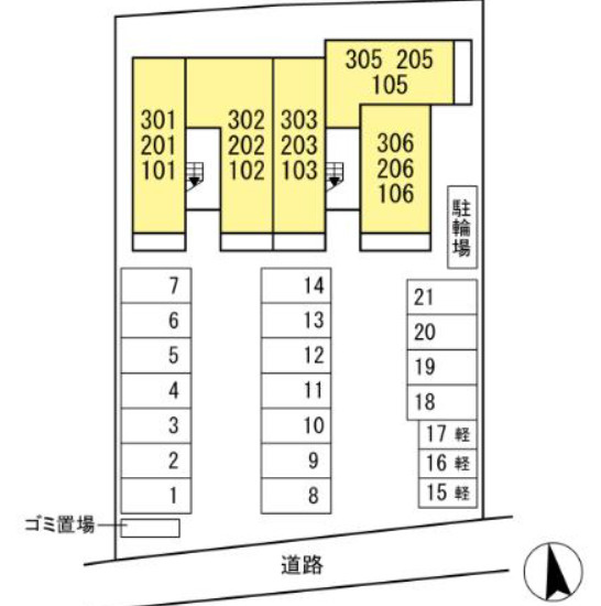 PREMILIFE新川の区画図