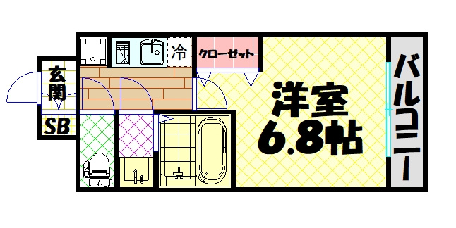 【間取り】 | フォーリアライズ大正ノーブル