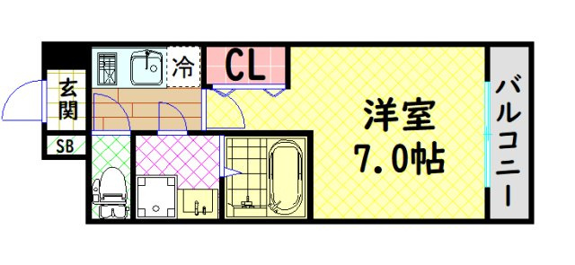 【間取り】 | S-RESIDENCEドーム前千代崎