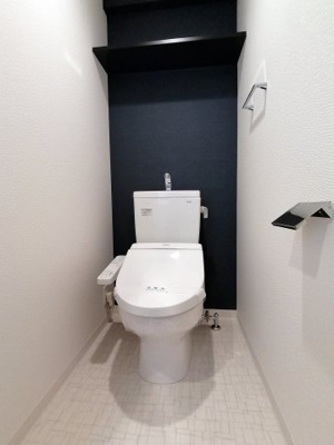【トイレ】 | S-RESIDENCE阿波座WEST | 落ち着いたトイレです