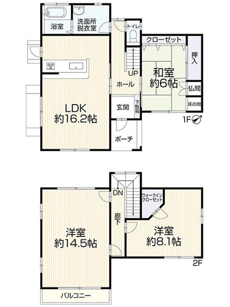 【間取り】 | 糟屋郡粕屋町酒殿２丁目　中古一戸建☆仲介手数料無料☆
