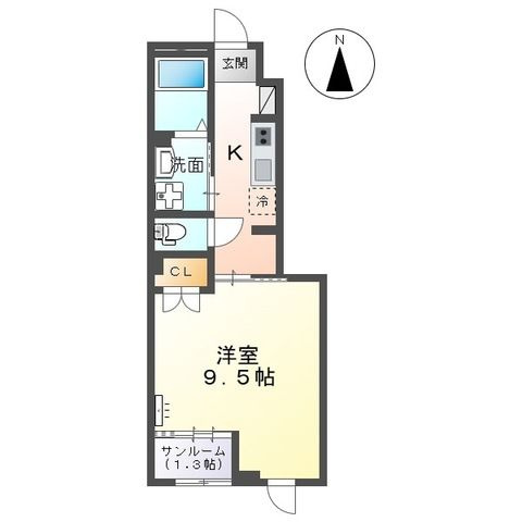 メゾン　リ・イルⅡの間取り