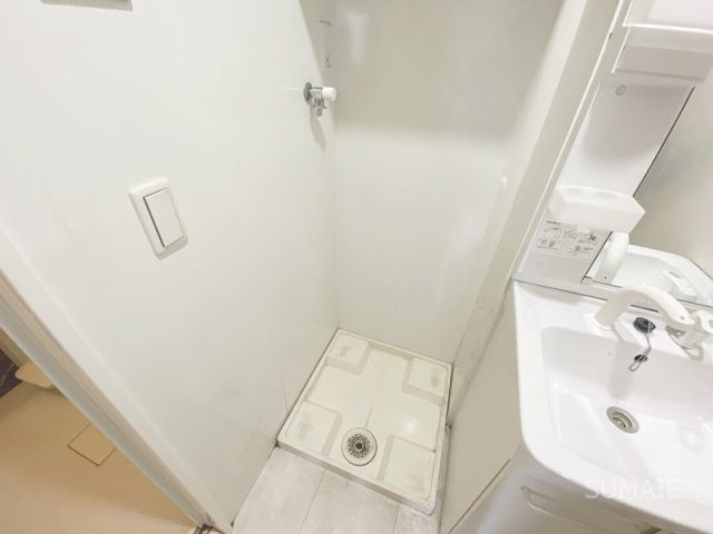 Casa  Comfort  Aの洗面所|室内洗濯機置き場です！