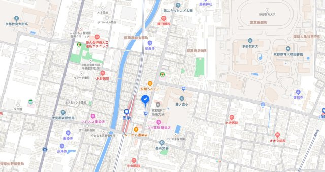 産友第一ビル　１F店舗の地図