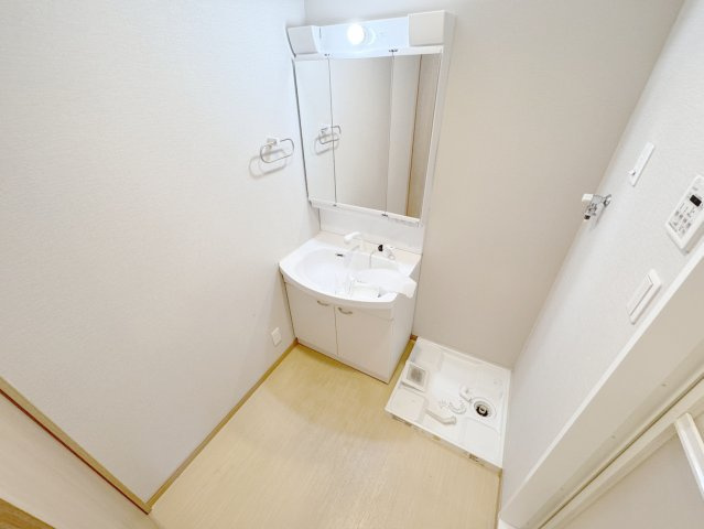 天神川駅前エステートの洗面所