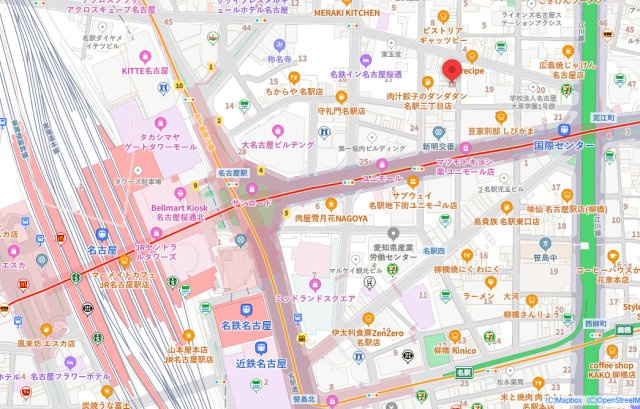A*G MEIEKIの地図