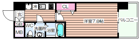 【間取り】 | Luxe新大阪Ⅰ
