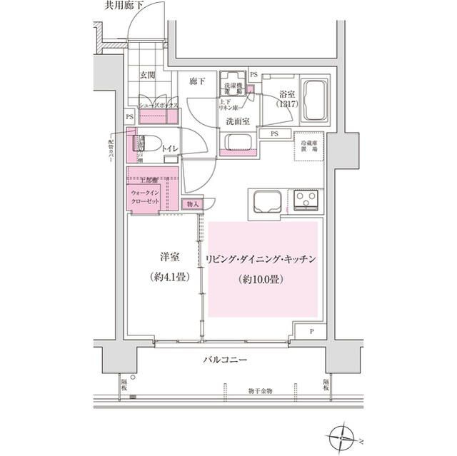 ディームス東陽町の間取り