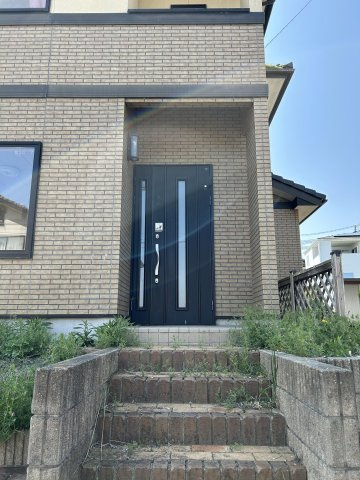 中古戸建　郡山市富久山町福原字陣場　行徳小・明健中の玄関|【リフォーム中】
