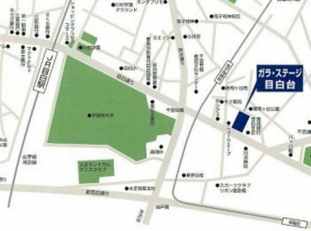 ガラ・ステージ目白台の地図