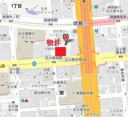 広小路ＹＭＤビルの地図