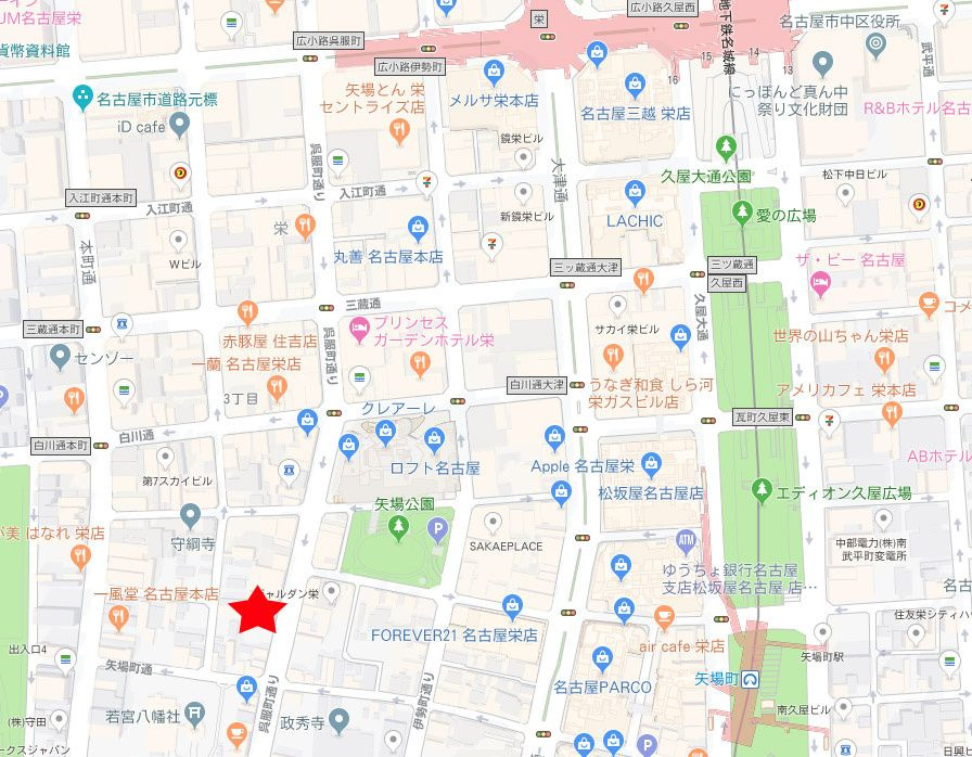 SAKAE SOUTH PEAKSの地図