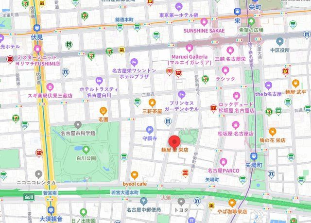 SAKAE SOUTH SQUAREの地図