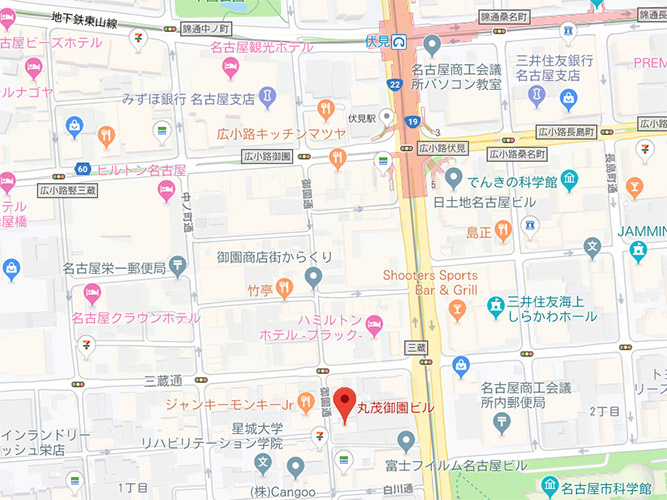 丸茂御園ビルの地図