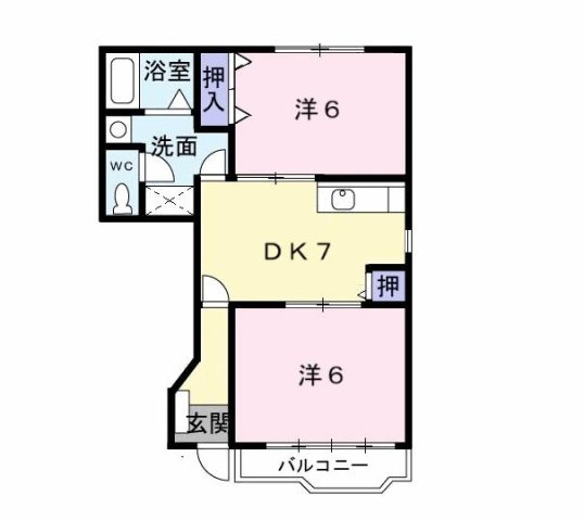 ガ－デンハウス大町の間取り