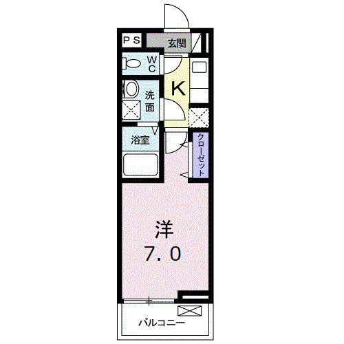 シャンス　ドゥの間取り