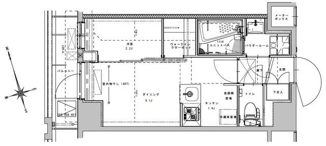 【間取り】 | アジールコート大森西