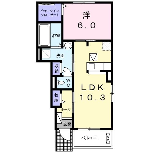 アフロディーテヴァンテアンの間取り