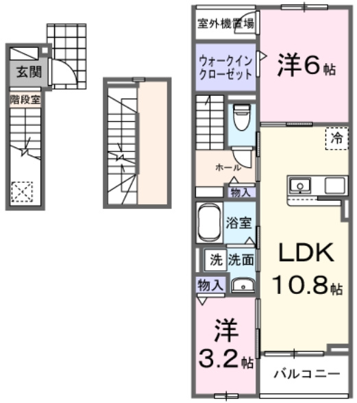 ヒカルサ西東京向台ウエストの間取り
