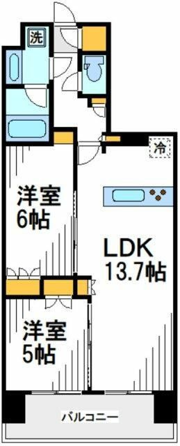 サンクレイドル平井の間取り