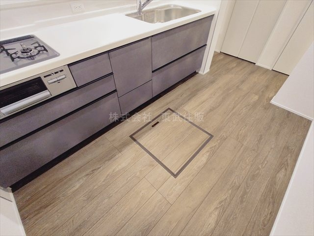 【キッチン】 | 狭山市広瀬台12期　全4棟　4号棟 | キッチン床下収納庫