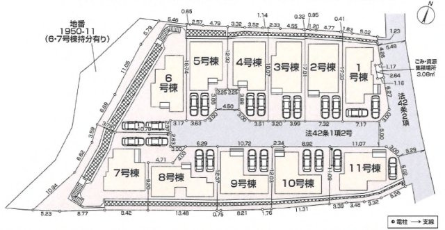 相模原市南区磯部全１１棟の区画図|新築全11棟！