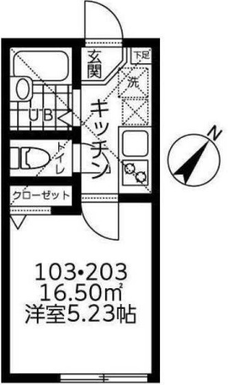 プラナス東久保　Ⅱの間取り
