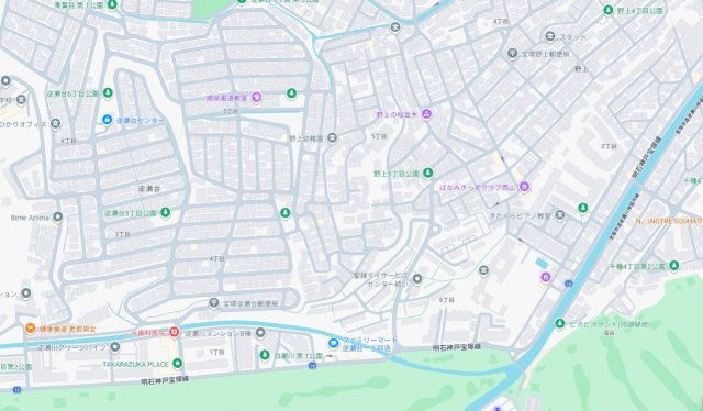 宝塚市野上　第2期　新築一戸建ての地図